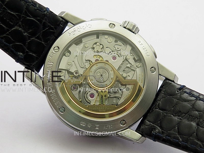 Code 11.59 Chrono 26393 SS APSF 1:1 Best Edition Blue Dial On Black Leather Strap Super Clone SA4401